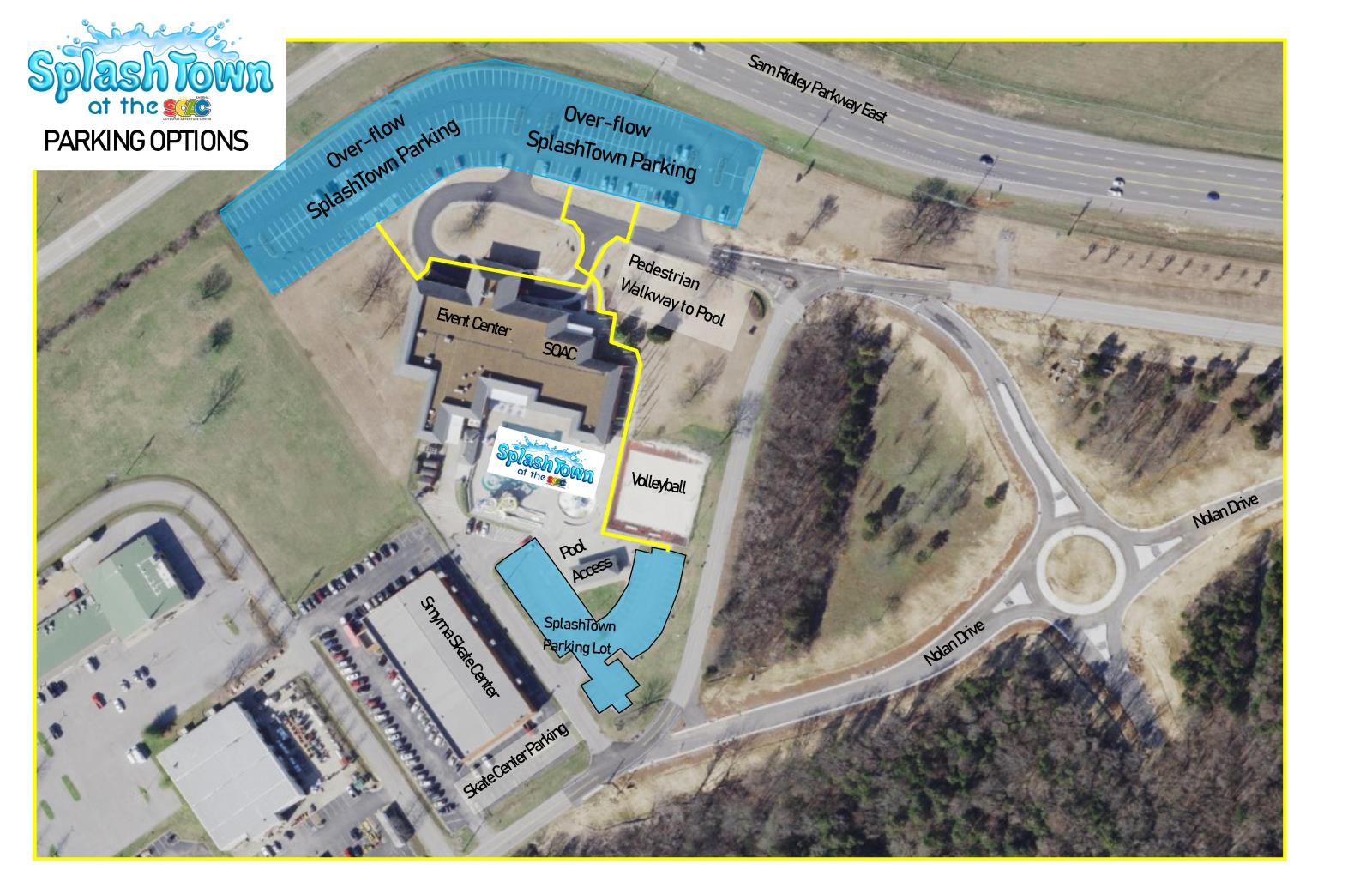 SplashTown Parking Options